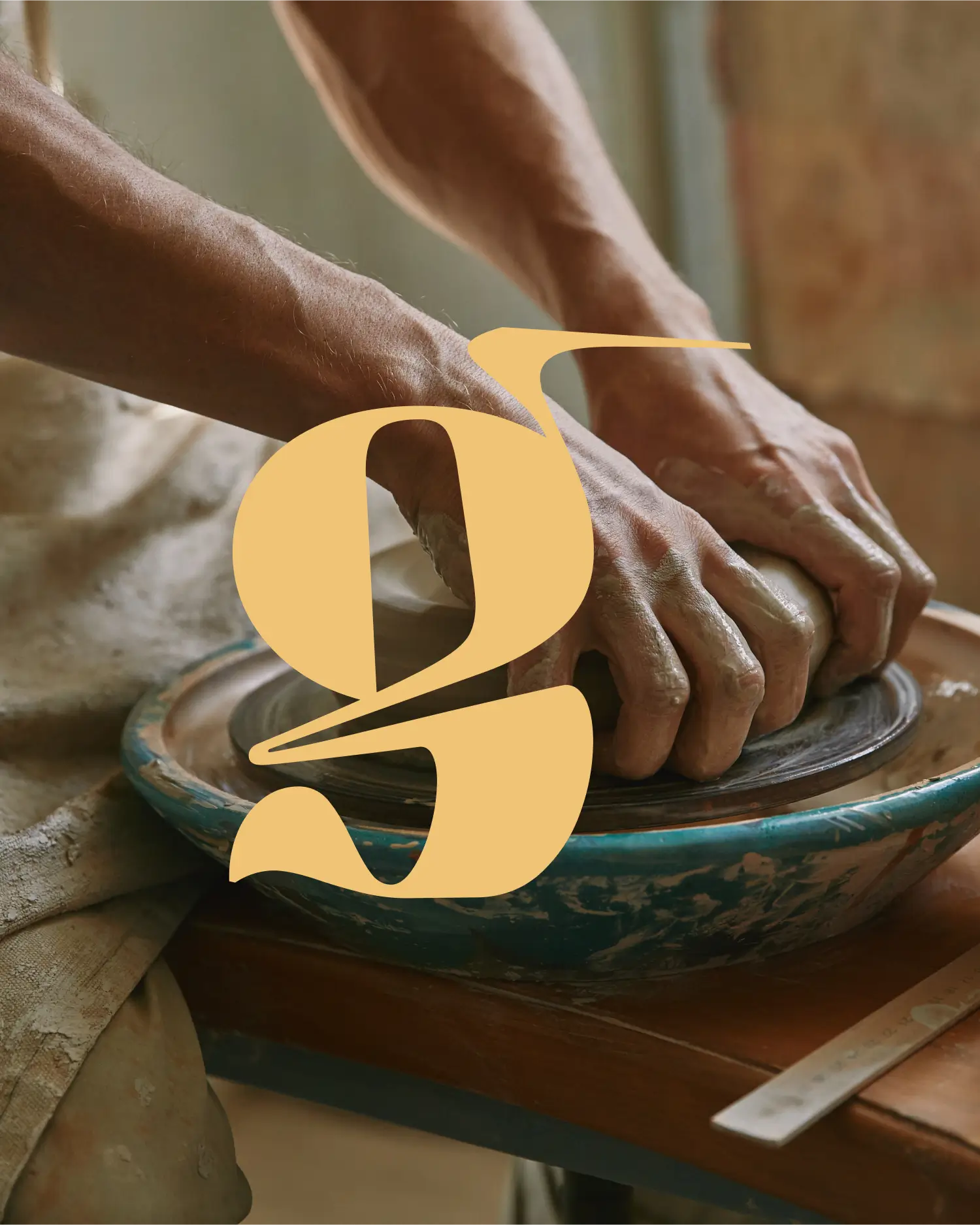 Gaia pottery - branding